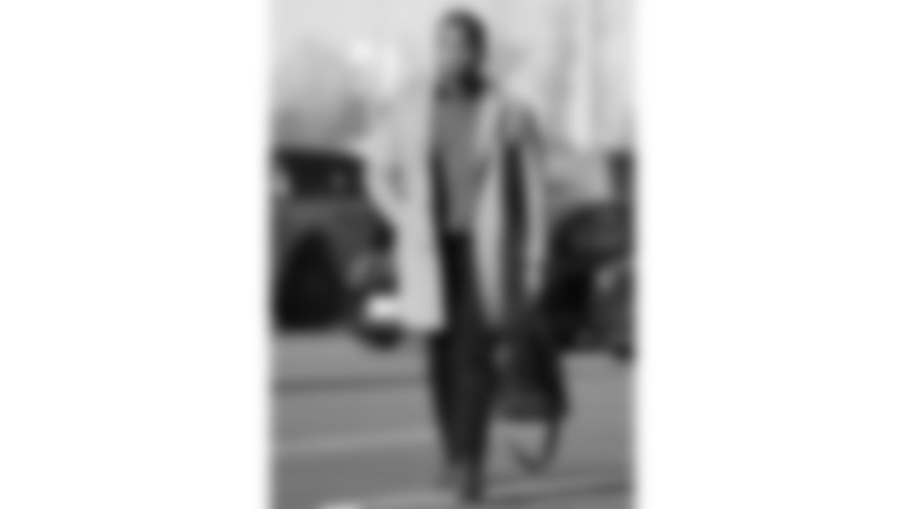 Kansas City Chiefs defensive lineman Jerry Tillery (99) arrives prior to an NFL week 15 matchup against the Los Angeles Chargers, Sunday December 14, 2025.