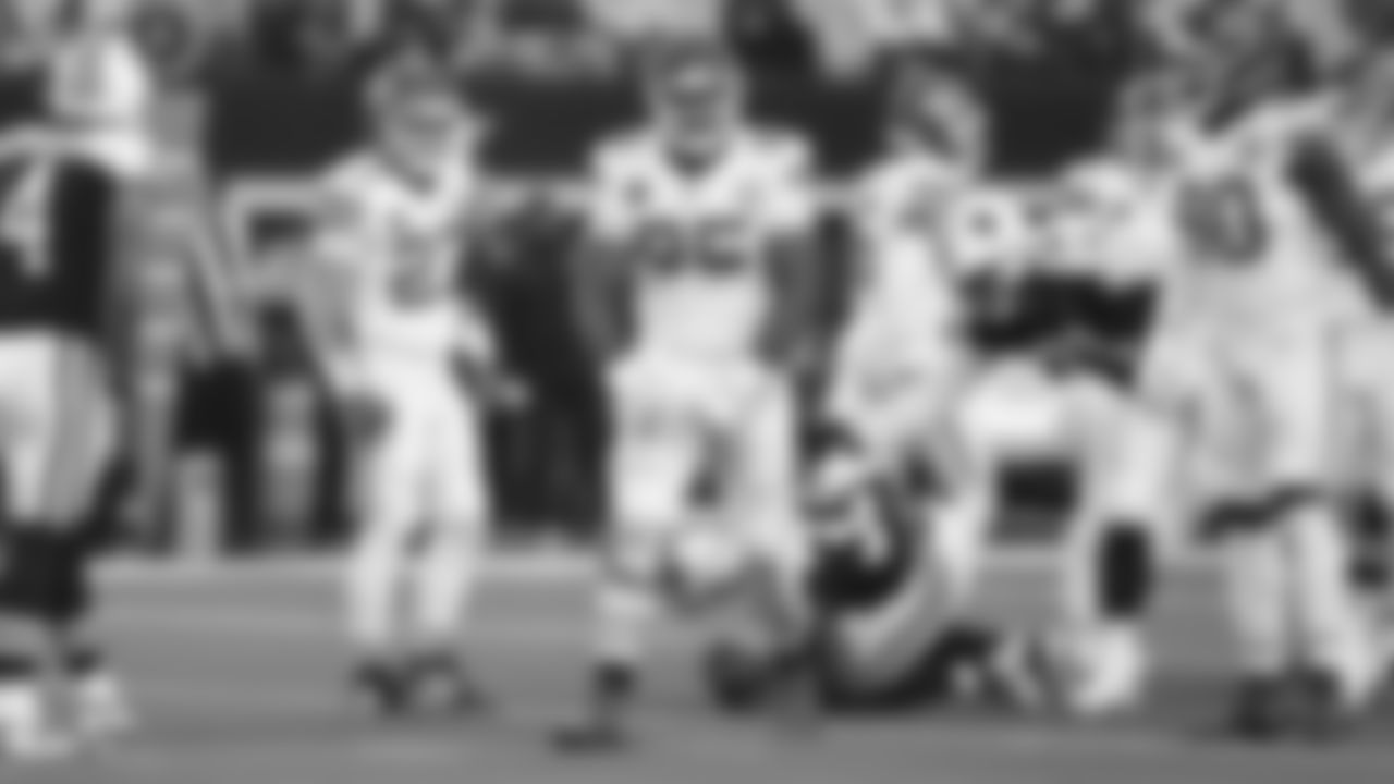 Kansas City Chiefs defensive tackle Chris Jones (95) celebrates after a tackle during a week 13 NFL football game against the Dallas Cowboys on Thursday, November 27, 2025 in Arlington, TX.