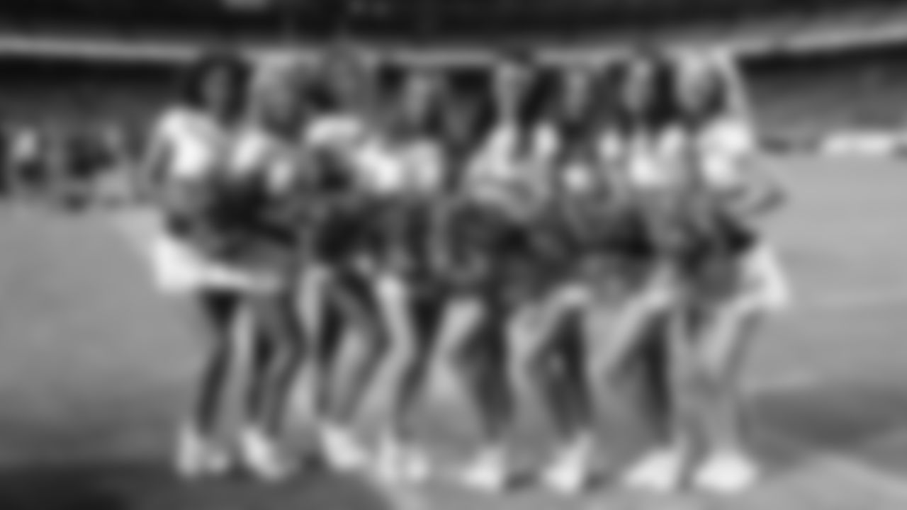 Kansas City Chiefs Cheerleaders after the week 6 NFL football game against the Detroit Lions, Sunday, October 12, 2025 in Kansas City, MO.