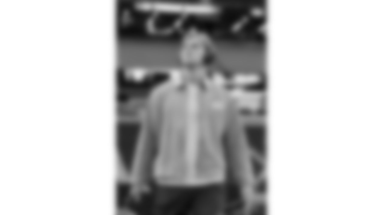 Kansas City Chiefs linebacker Cooper McDonald (59) arrives at Allegiant Stadium for a week 18 NFL football game against the Las Vegas Raiders, Sunday, January 4, 2026 in Las Vegas, NV.