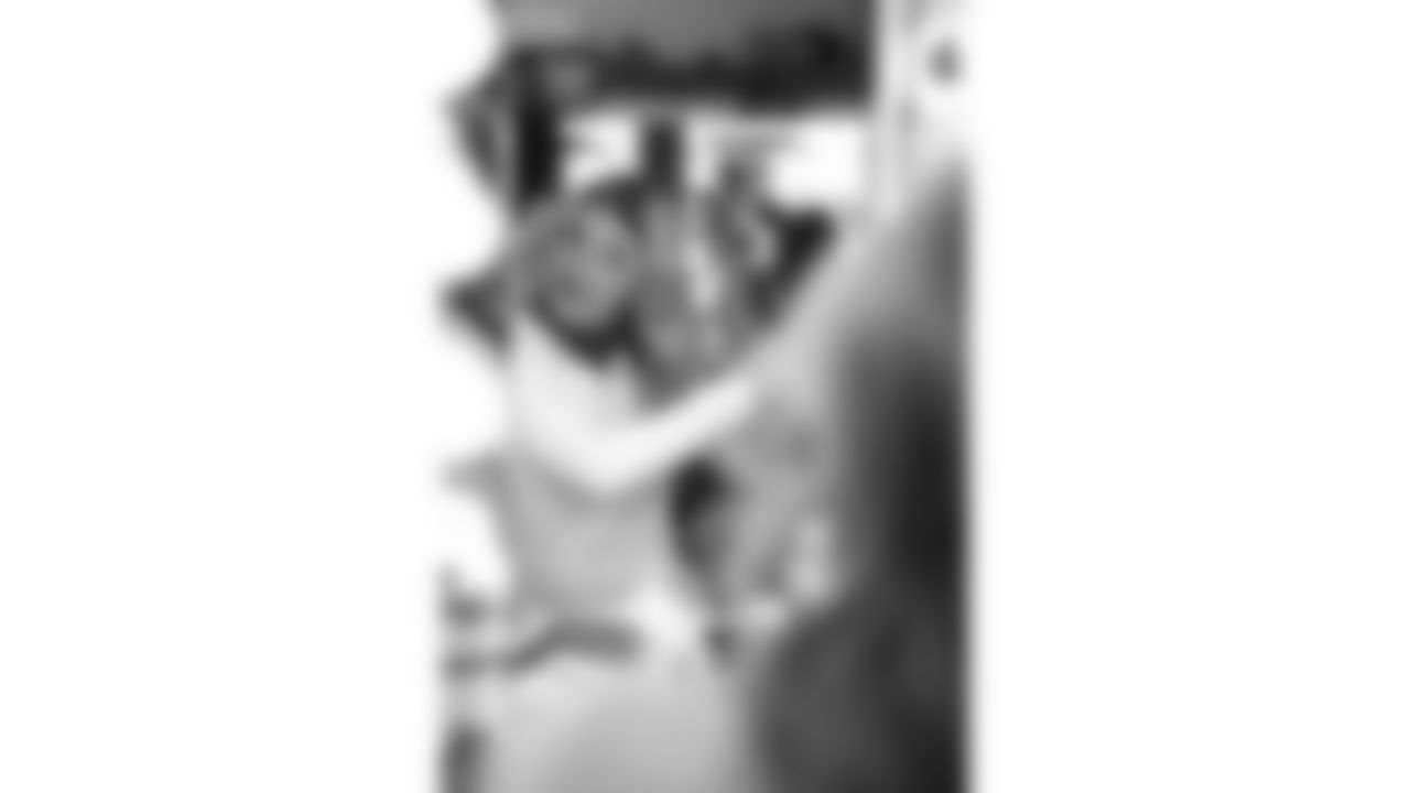 Kansas City Chiefs Cheerleaders in the locker room prior to a week 15 NFL Football game against the Los Angeles Chargers on Sunday, December 14, 2025 in Kansas City, MO.