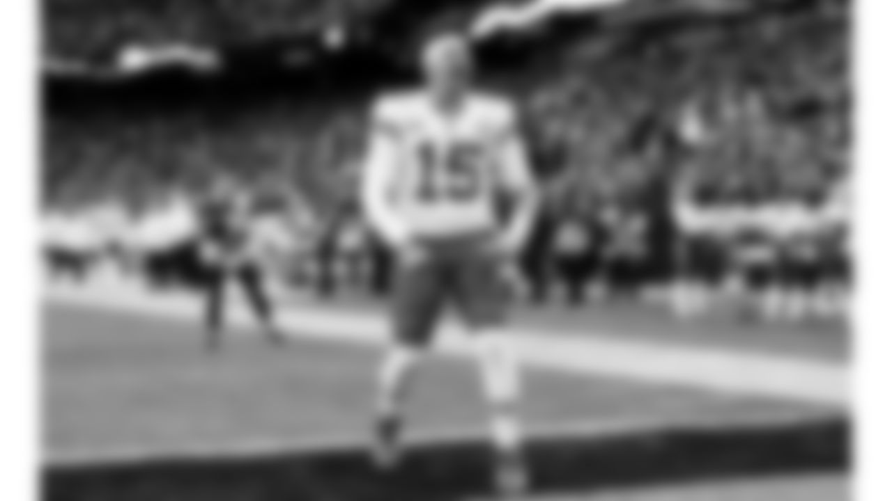 Kansas City Chiefs quarterback Patrick Mahomes (15) yells prior to the regular season Week 12 NFL Football Game at Allegiant Stadium in Las Vegas, NV on Sunday, November 26, 2023.
