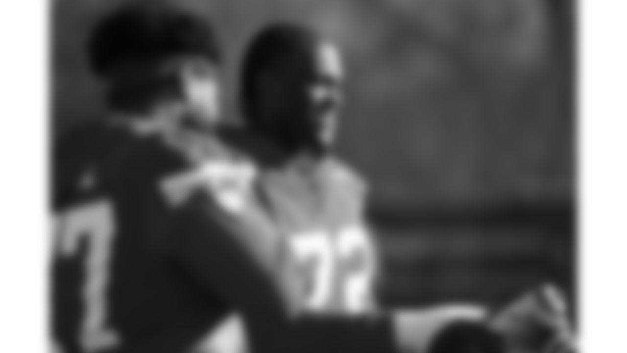 Kansas City Chiefs offensive tackle Chukwuebuka Godrick (72) during a week 17 practice on Tuesday, December 23, 2025 in Kansas City, MO.