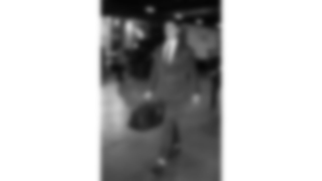 Kansas City Chiefs punter Matt Araiza (14) arrives prior to a week 11 NFL Football game against the Denver Broncos on Sunday, November 16, 2025 in Denver, Colorado.