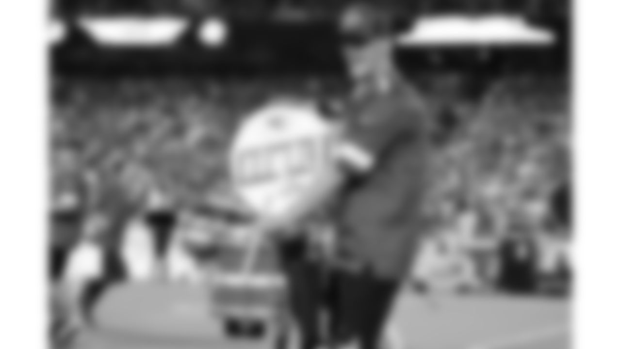 Rumble prior to the week 6 NFL football game against the Detroit Lions, Sunday, October 12, 2025 in Kansas City, MO.