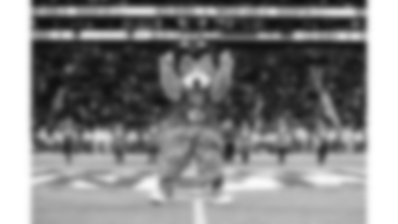 KC Wolf during the Week 9 NFL football game against the Miami Dolphins on Sunday, November 5, 2023 in Frankfurt, Germany.