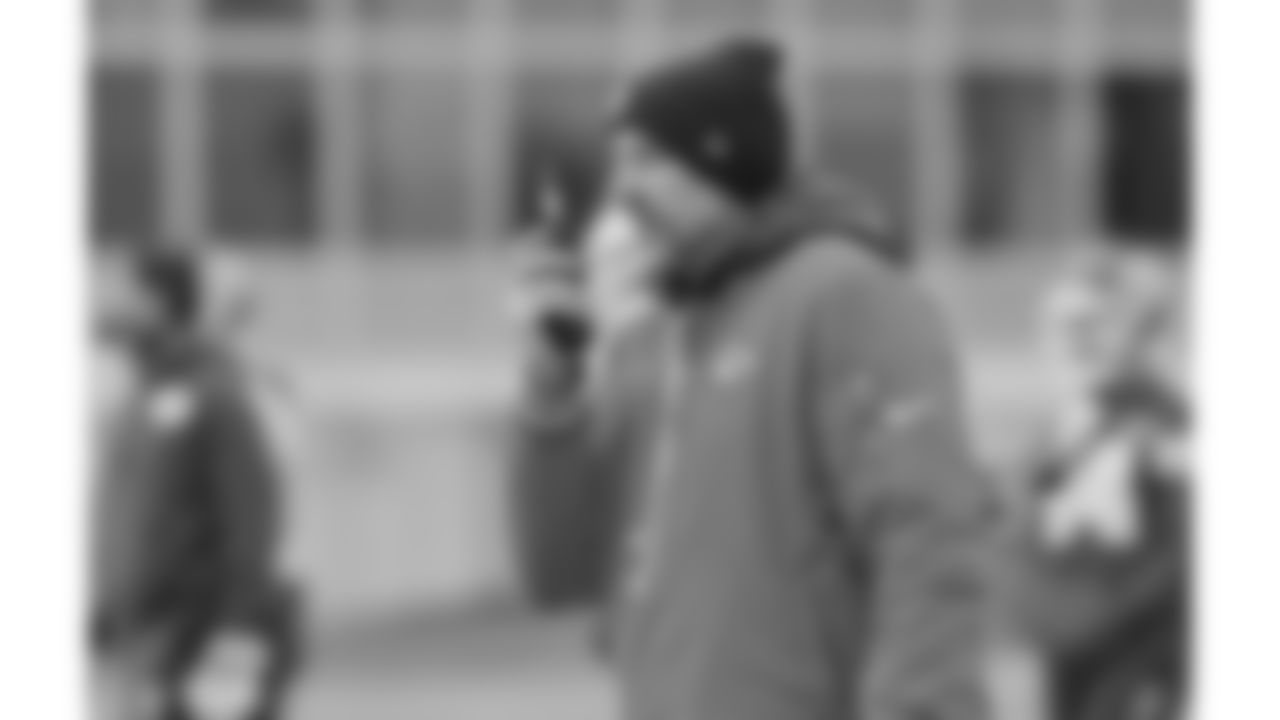 Kansas City Chiefs Offensive Coordinator Matt Nagy during week 15 practice on Friday December 12, 2025 in Kansas City, MO.