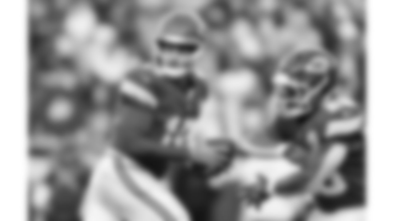 Kansas City Chiefs quarterback Patrick Mahomes (15) drops back to pass during a week 12 NFL football game against the Indianapolis Colts, Sunday, November 23, 2025 in Kansas City, MO.