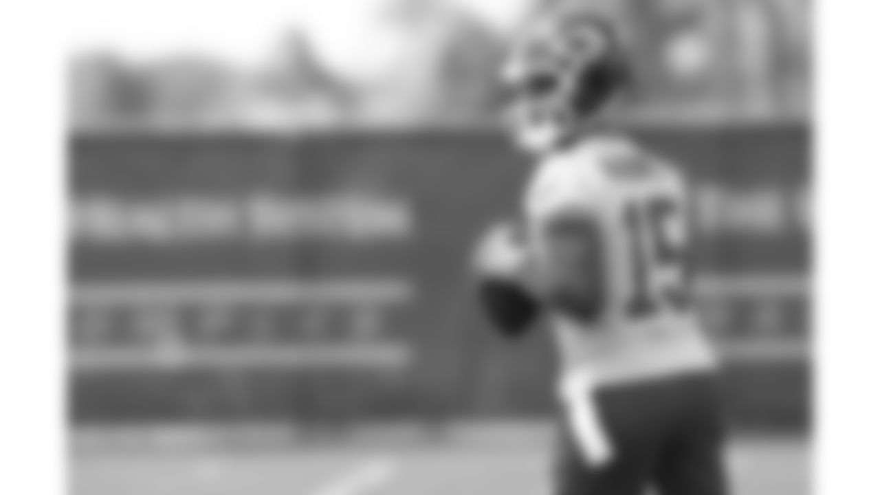 Kansas City Chiefs quarterback Patrick Mahomes (15) on the field during day 20 of training camp in Kansas City, MO on Wednesday, August 20, 2025.