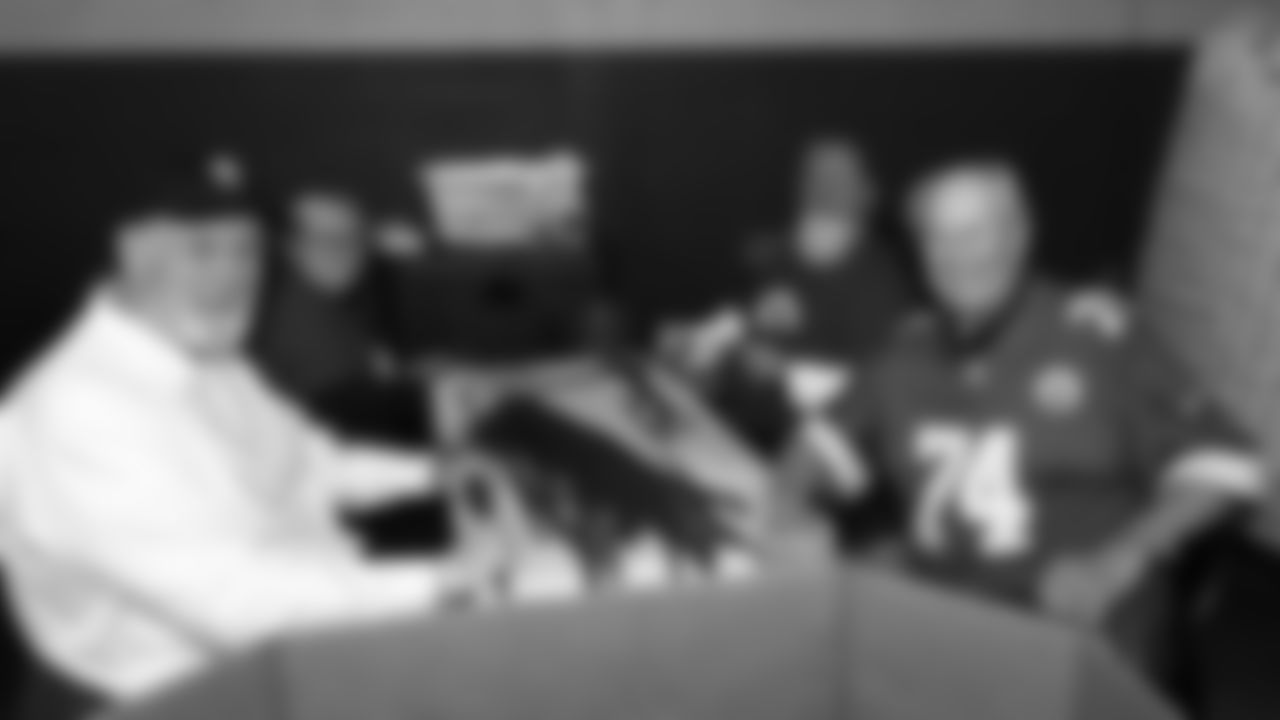 Red Coaters and Chiefs Ambassador Jerry Cornelison volunteer at the annual Souper Bowl at the Harvesters Community Food Network in Kansas City on Tuesday, February 4, 2026.