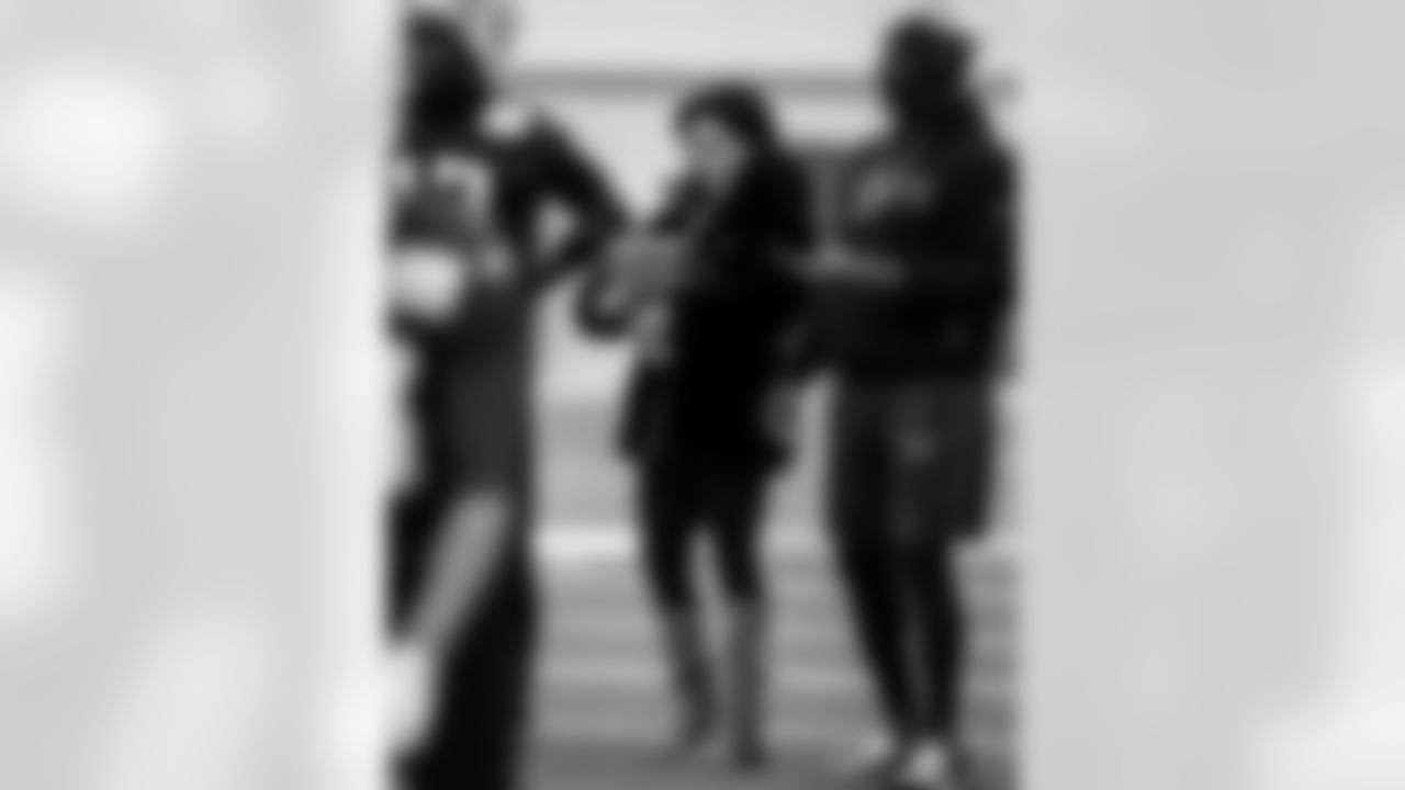 WR Laquon Treadwell #13, Carlie Irsay-Gordon Owner & CEO and Reggie Wayne Wide Receivers