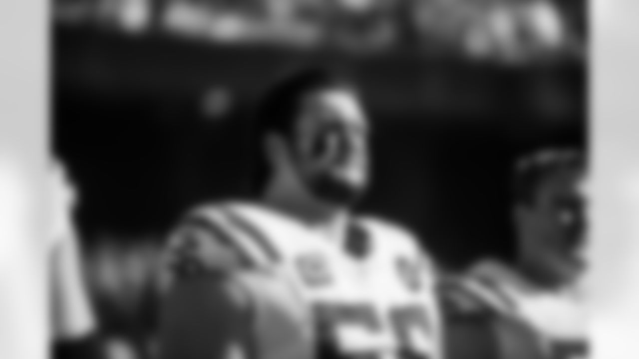 G Quenton Nelson #56 and T Bernhard Raimann #79