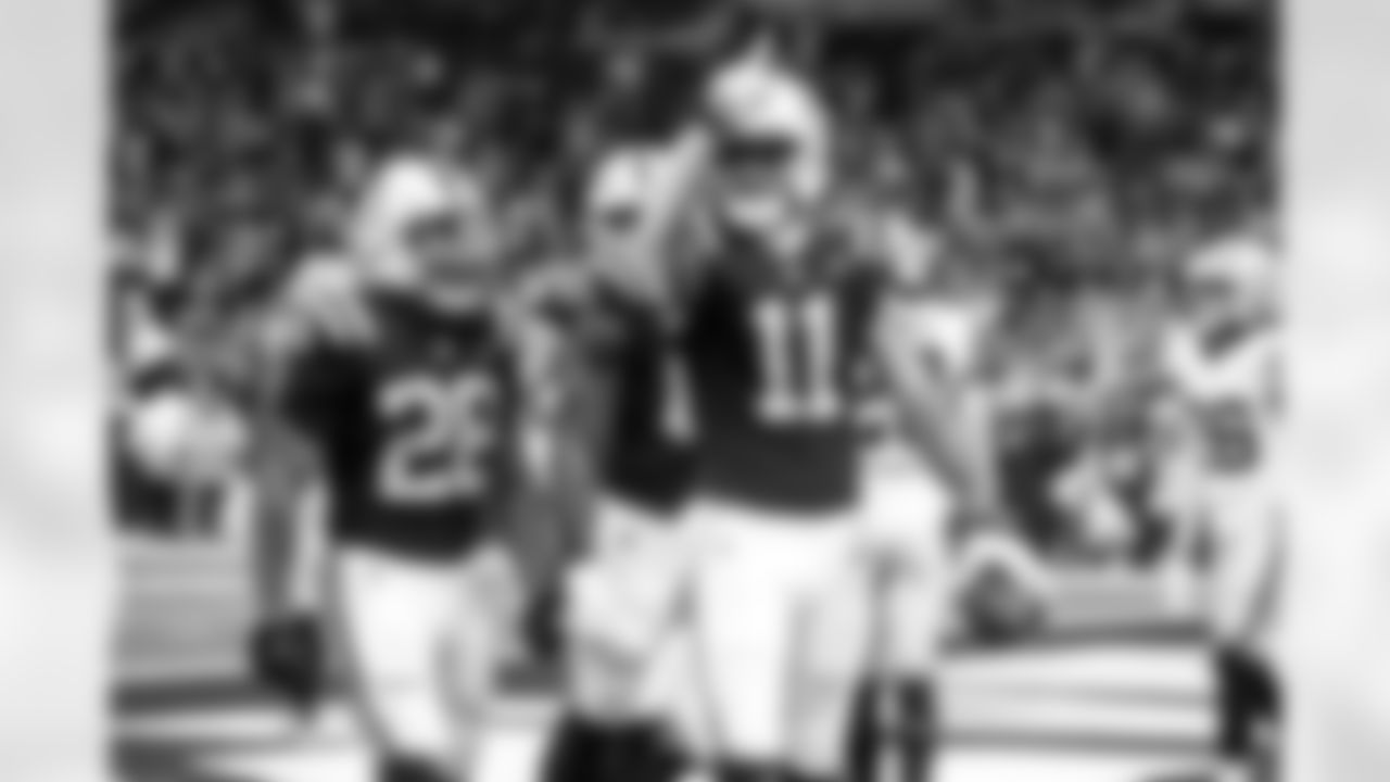 RB Jonathan Taylor #28 and WR Michael Pittman Jr. #11
