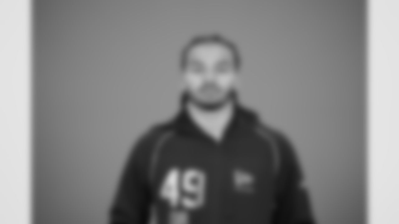 Arizona defensive back Treydan Stukes (49) poses for a portrait at the NFL football scouting combine in Indianapolis, Wednesday, Feb. 25, 2026 (AJ Mast/AP Content Services for the NFL)