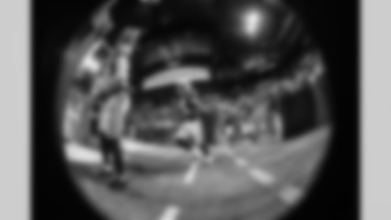 CB Kenny Moore II #23 and RB DJ Giddens #21