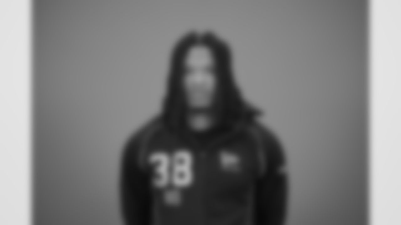 LSU wide receiver Zavion Thomas (38) poses for a portrait at the NFL football scouting combine in Indianapolis, Wednesday, Feb. 25, 2026 (AJ Mast/AP Content Services for the NFL)