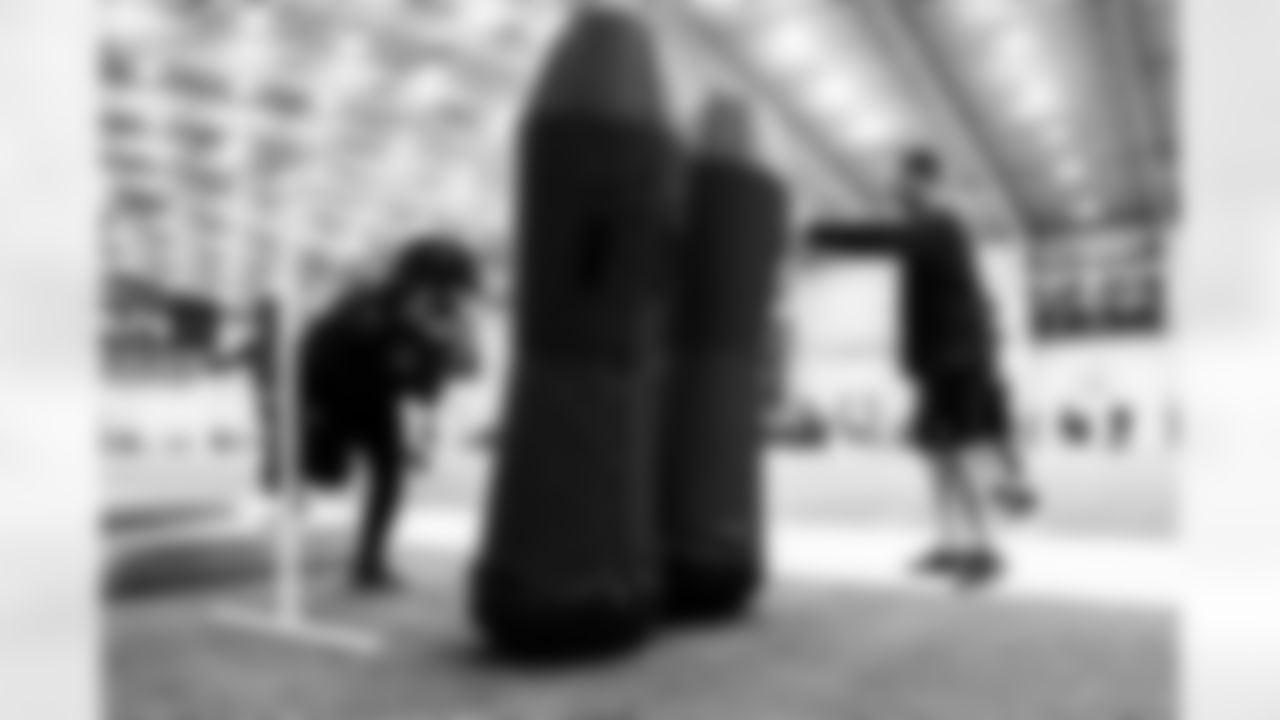 RB Jonathan Taylor #28 and Brad Powers Equipment