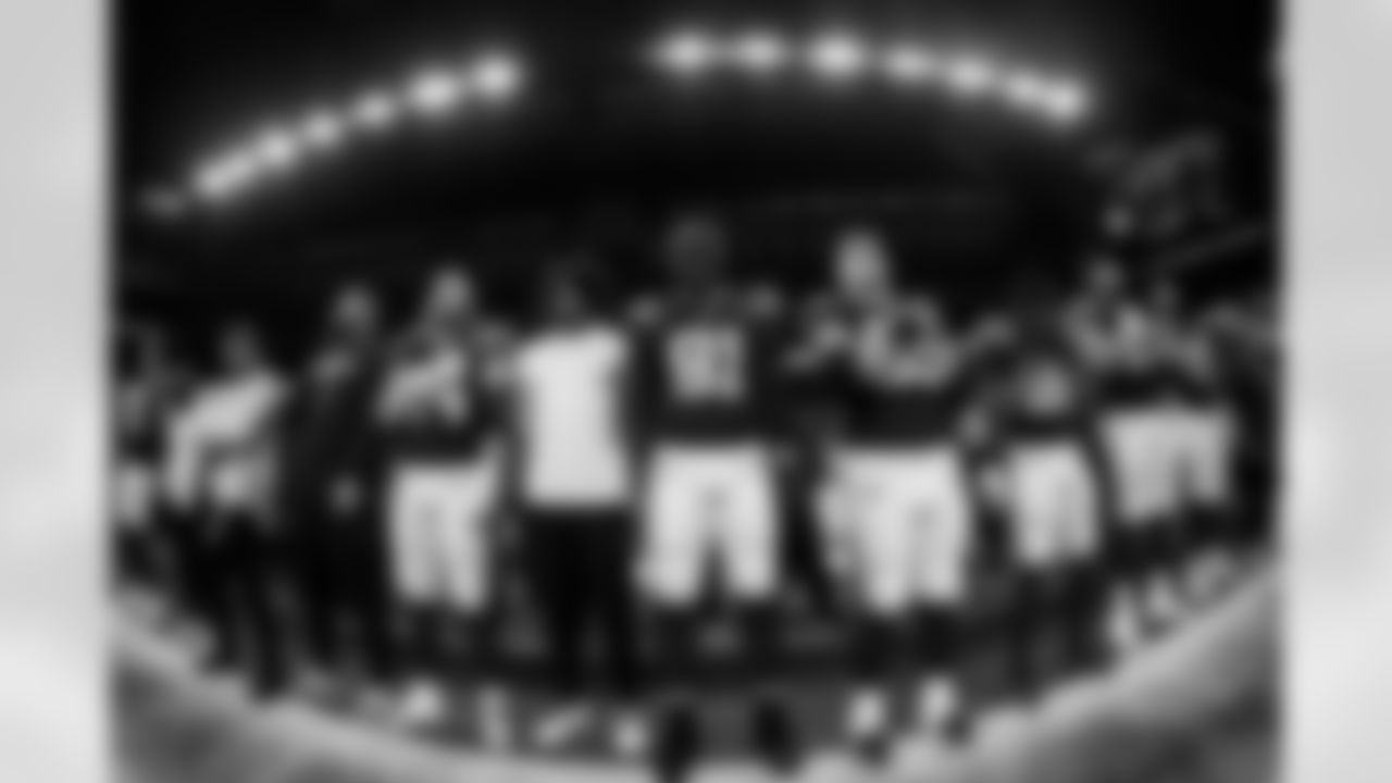 TE Drew Ogletree #85, TE Mo Alie-Cox #81, C Jimmy Morrissey #65 and RB Jonathan Taylor #28