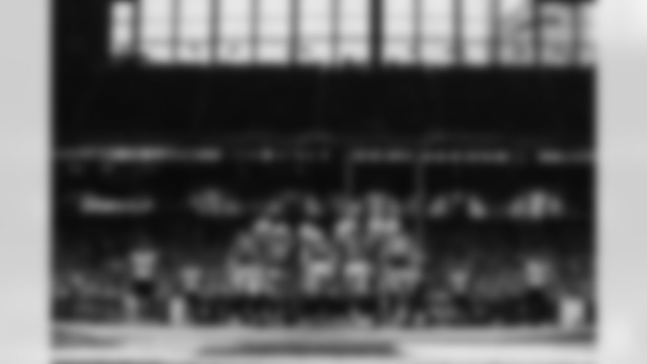 RB Jonathan Taylor #28, WR Alec Pierce #14, WR Michael Pittman Jr. #11 and TE Will Mallory #86