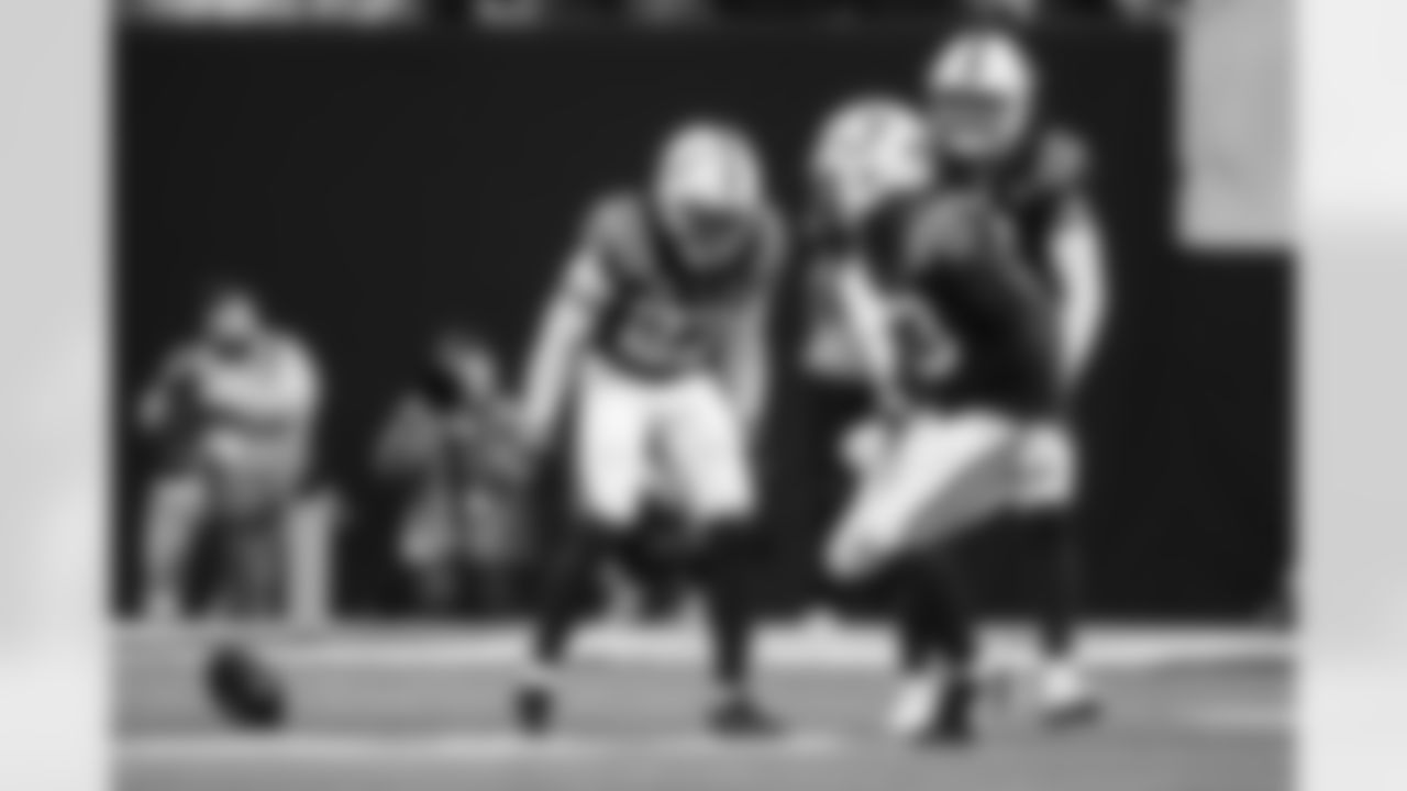 CB Kenny Moore II #23, LB Germaine Pratt #53 and S Camryn Bynum #0