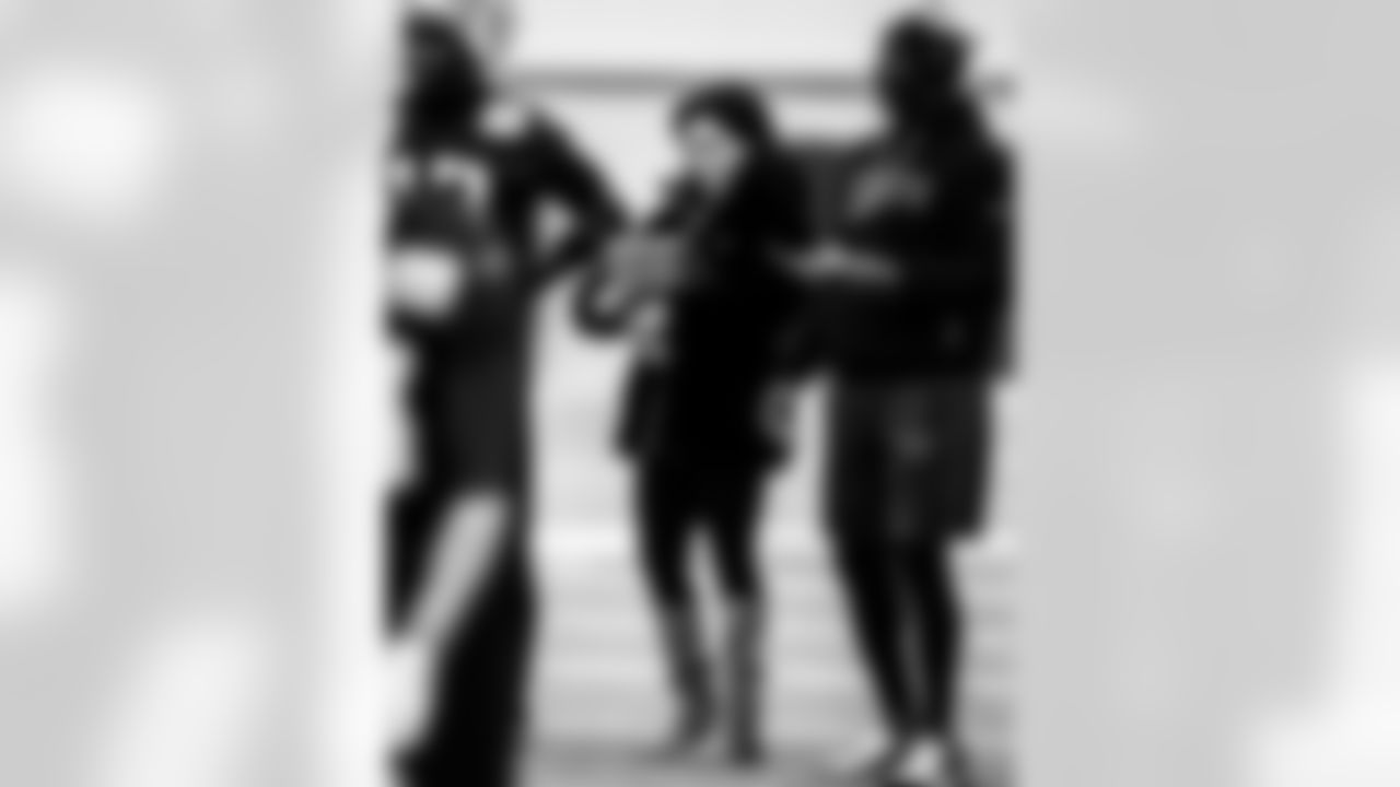 WR Laquon Treadwell #13, Carlie Irsay-Gordon Owner & CEO and Reggie Wayne Wide Receivers