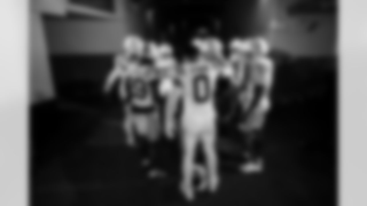 S Rodney Thomas II #25, CB Mekhi Blackmon #29, CB Mike Hilton #33, S Camryn Bynum #0 and CB Charvarius Ward #7