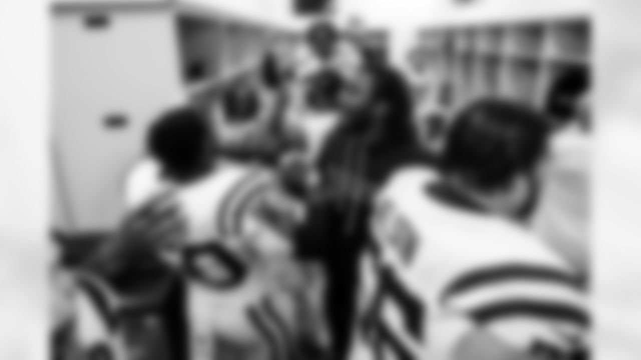 CB Chris Lammons #38, LB Segun Olubi #50, CB Kenny Moore II #23, DT Neville Gallimore #92, DT Eric Johnson II #98, S Rodney Thomas II #25 and G Quenton Nelson #56