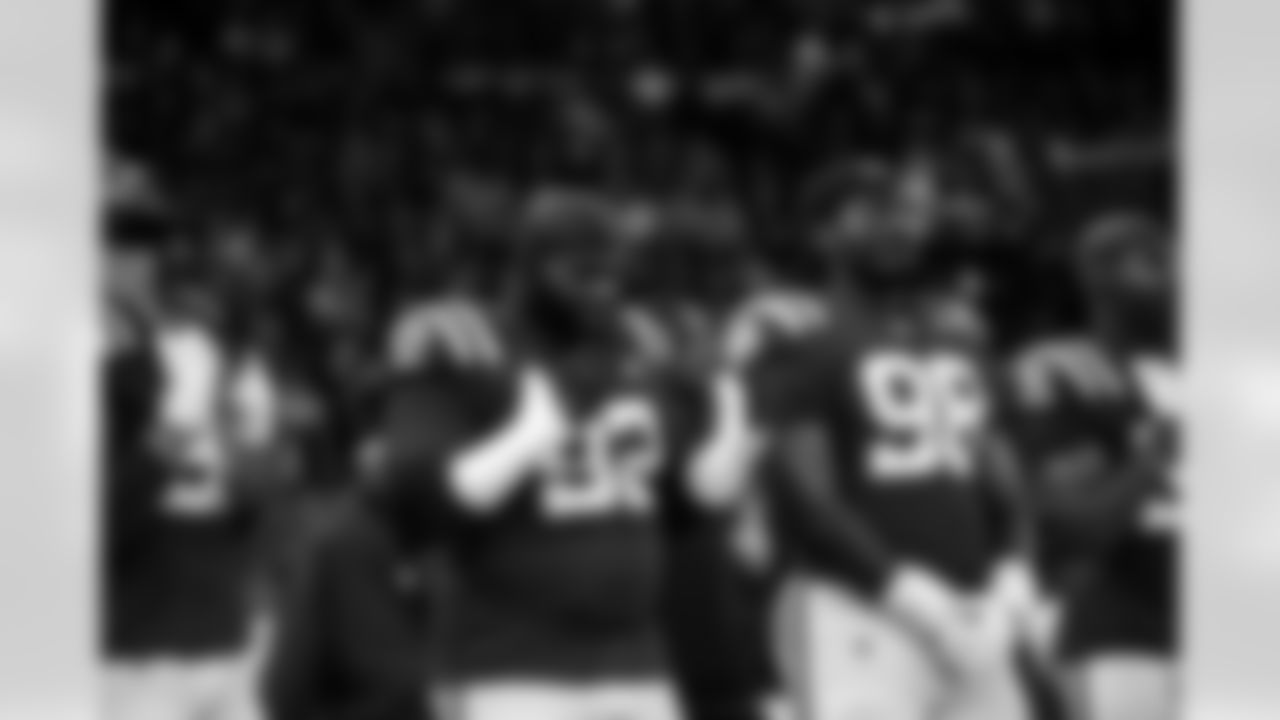 DE JT Tuimoloau #91, DT Neville Gallimore #92, DE Samson Ebukam #52 and DT Eric Johnson II #98