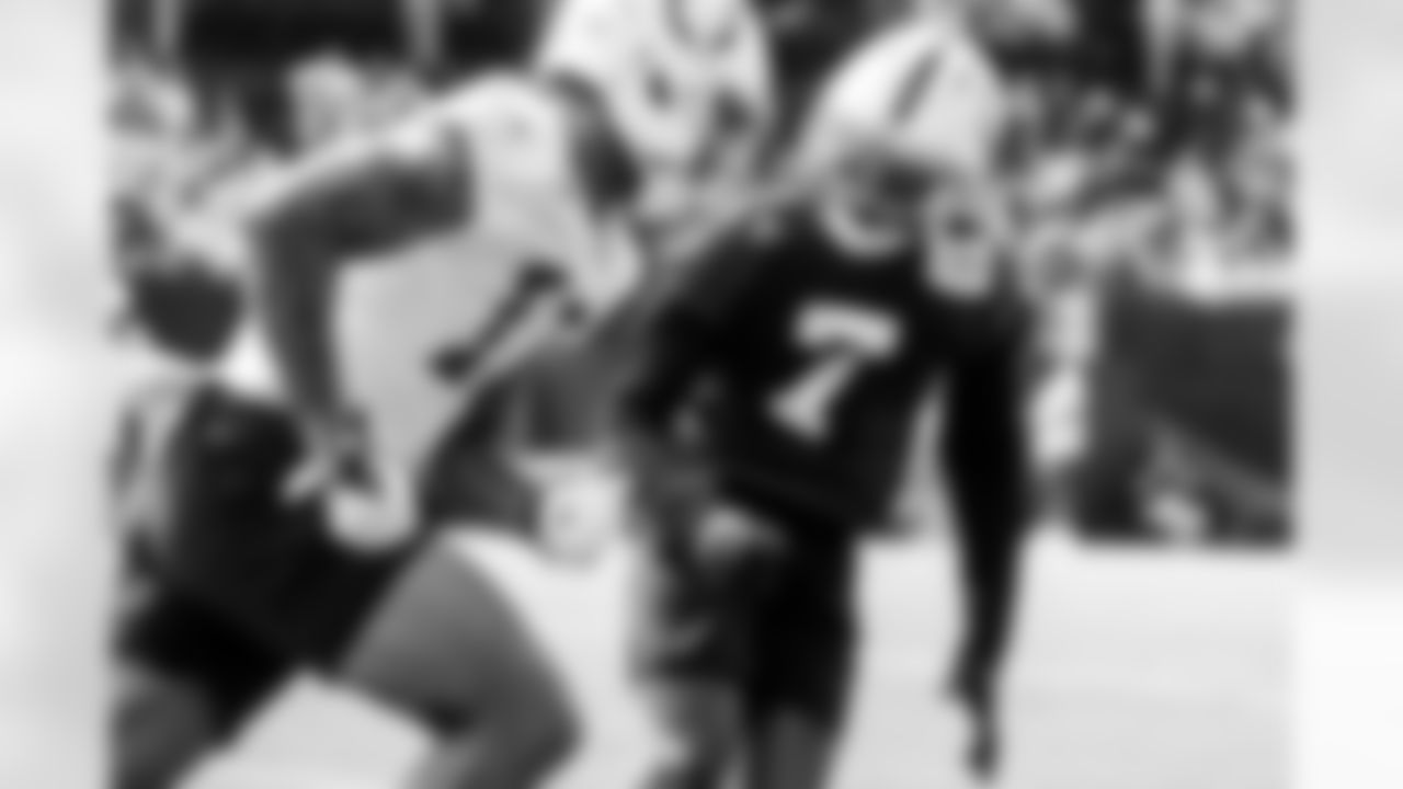 WR Michael Pittman Jr. #11 and CB Charvarius Ward #7