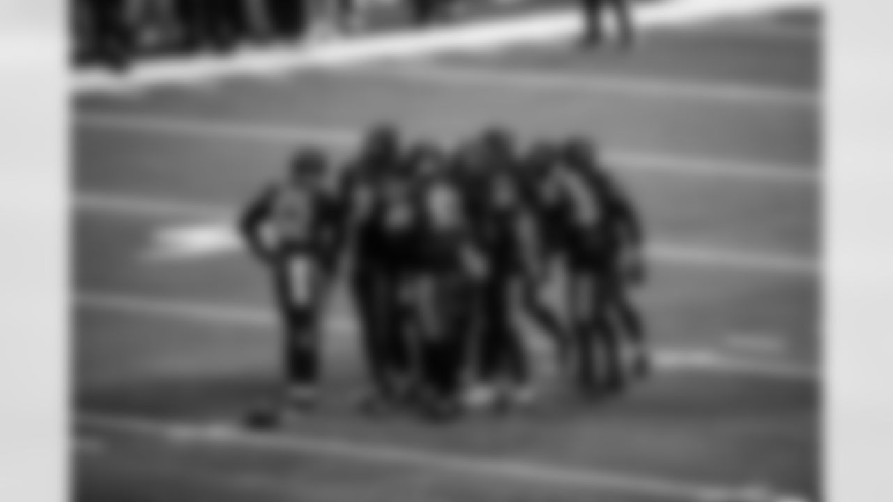 DE Samson Ebukam #52, DT DeForest Buckner #99, DE Laiatu Latu #97, CB Mekhi Blackmon #29, S Rodney Thomas II #25 and CB Kenny Moore II #23