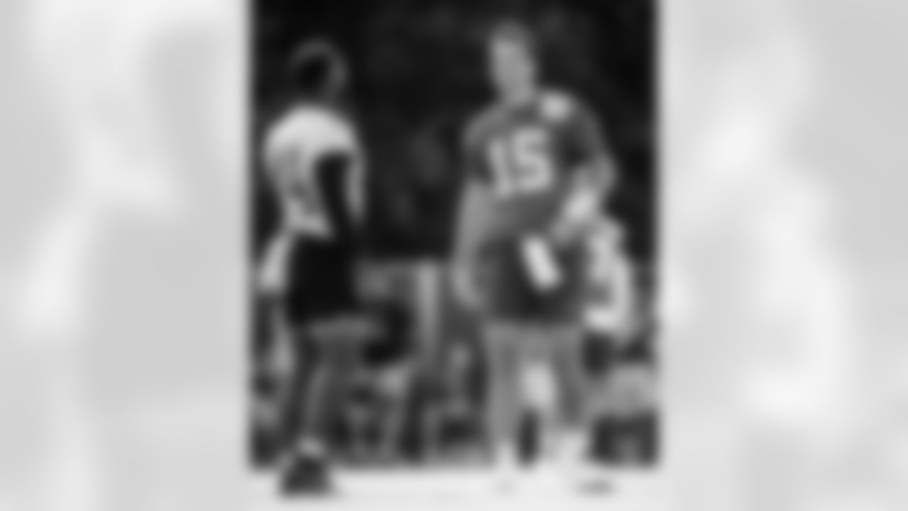 44 LB Zaire Franklin, 15 QB Joe Flacco