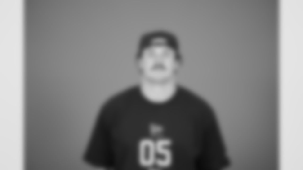 Syracuse kicker Jack Stonehouse (05) poses for a portrait at the NFL football scouting combine in Indianapolis, Tuesday, Feb. 24, 2026 (AJ Mast/AP Content Services for the NFL)