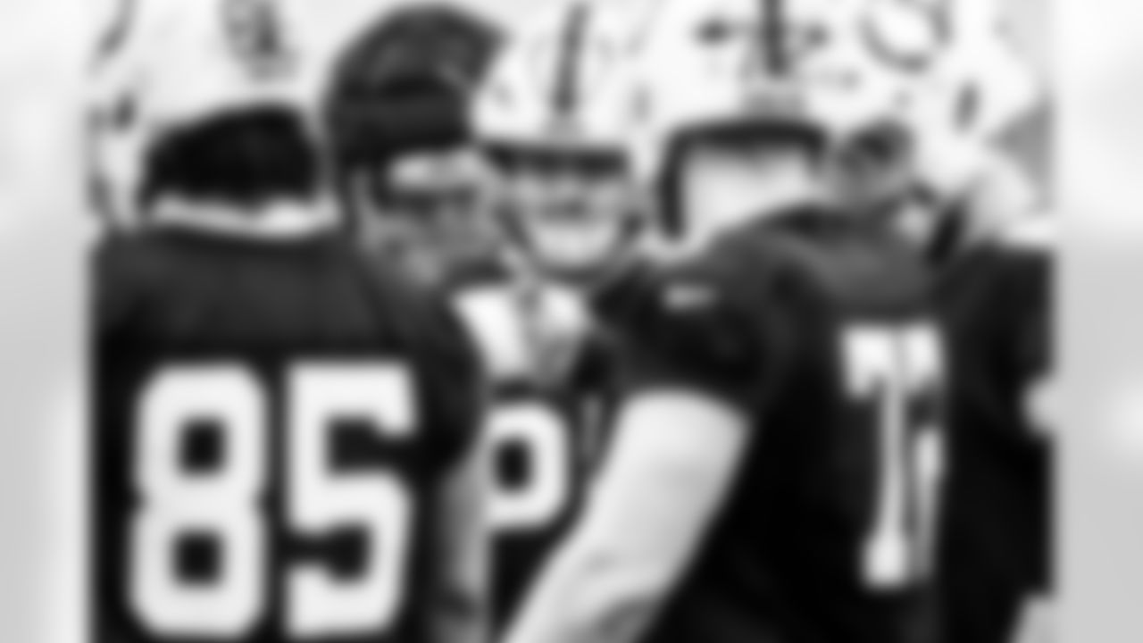 G Quenton Nelson #56 and G Tanor Bortolini #60