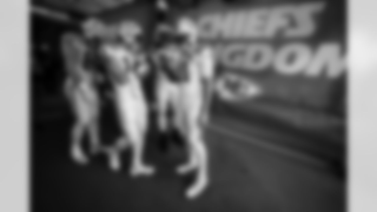 TE Tyler Warren #84, WR Alec Pierce #14, TE Mo Alie-Cox #81 and WR Michael Pittman Jr. #11