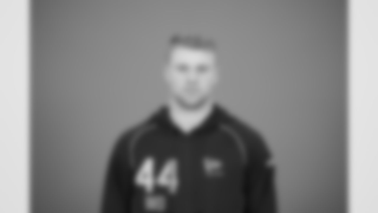 Iowa wide receiver Kaden Wetjen (44) poses for a portrait at the NFL football scouting combine in Indianapolis, Wednesday, Feb. 25, 2026 (AJ Mast/AP Content Services for the NFL)