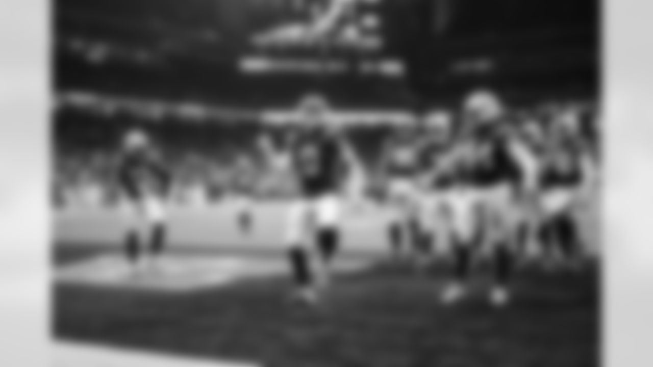 CB Kenny Moore II #23, S Camryn Bynum #0, DT Chris Wormley #96, S George Odum #39, LB Zaire Franklin #44, CB Mekhi Blackmon #29 and LB Austin Ajiake #58