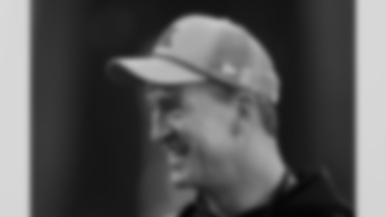 AFC head coach Peyton Manning looks on during the 2025 Pro Bowl Skills Showdown on Thursday, January 30, 2025 in Orlando, Florida. (Ben Liebenberg/NFL)