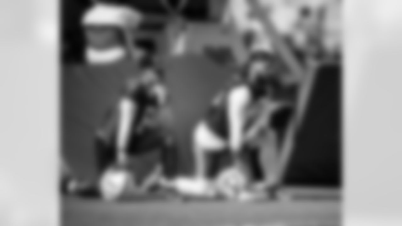 P Rigoberto Sanchez #8 and LS Luke Rhodes #46