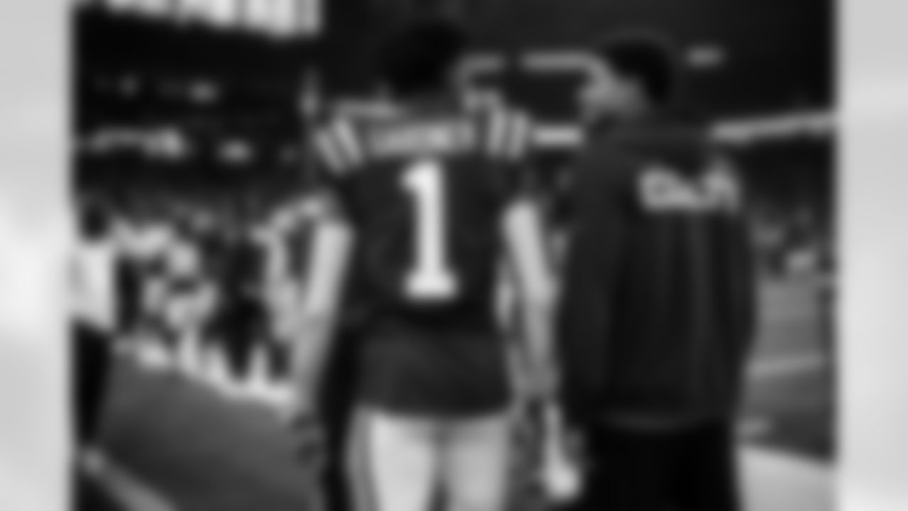 CB Sauce Gardner #1 and WR Eli Pancol #83