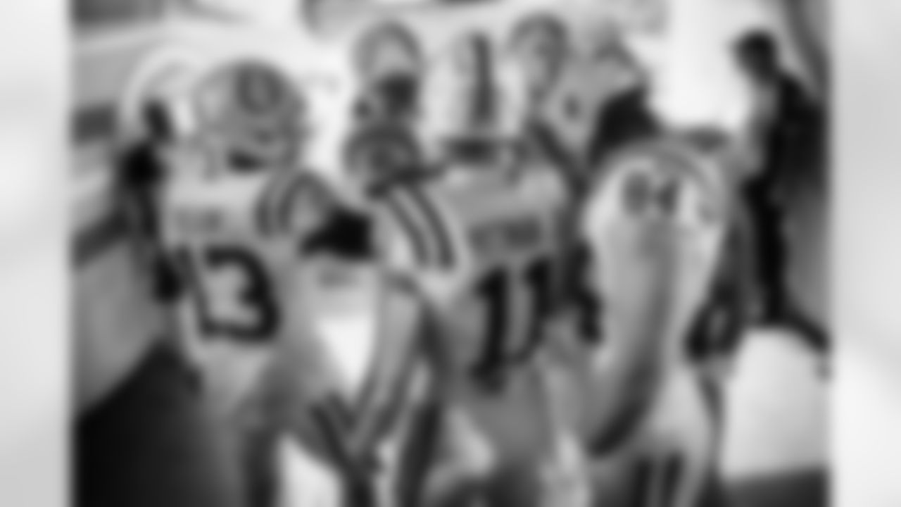 WR Laquon Treadwell #13, TE Drew Ogletree #85, WR Michael Pittman Jr. #11, TE Tyler Warren #84 and WR Alec Pierce #14