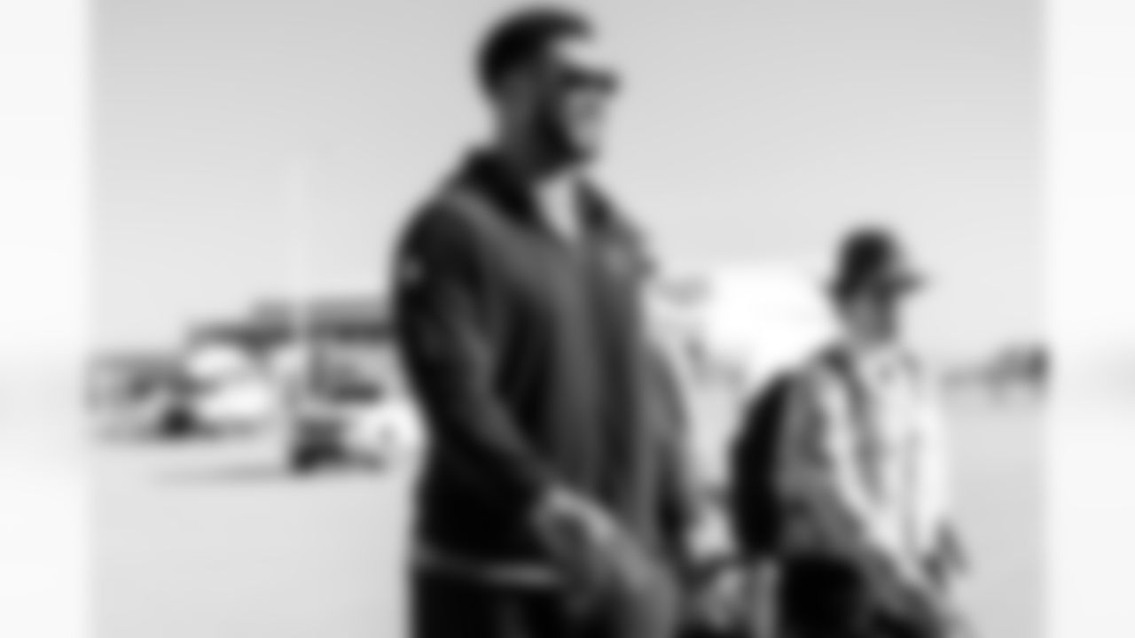 DT DeForest Buckner #99 and Carlie Irsay-Gordon Owner & CEO