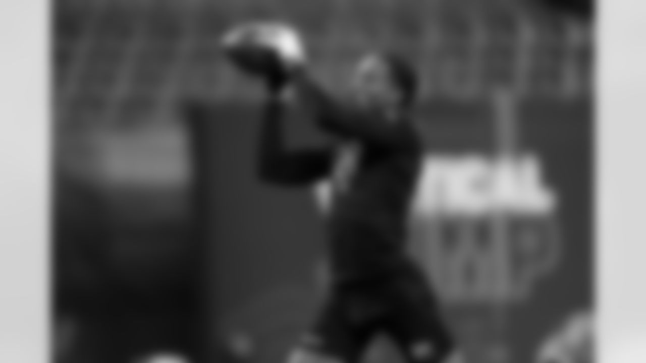 Texas defensive back Malik Muhammad (23) participates in a drill during the 2026 NFL Scouting Combine on Friday, February 27, 2026 in Indianapolis, Indiana. (Cooper Neill/NFL)