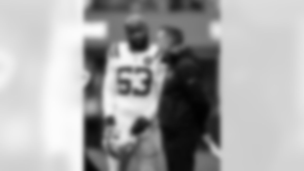 LB Germaine Pratt #53 and Lou Anarumo Defensive Coordinator