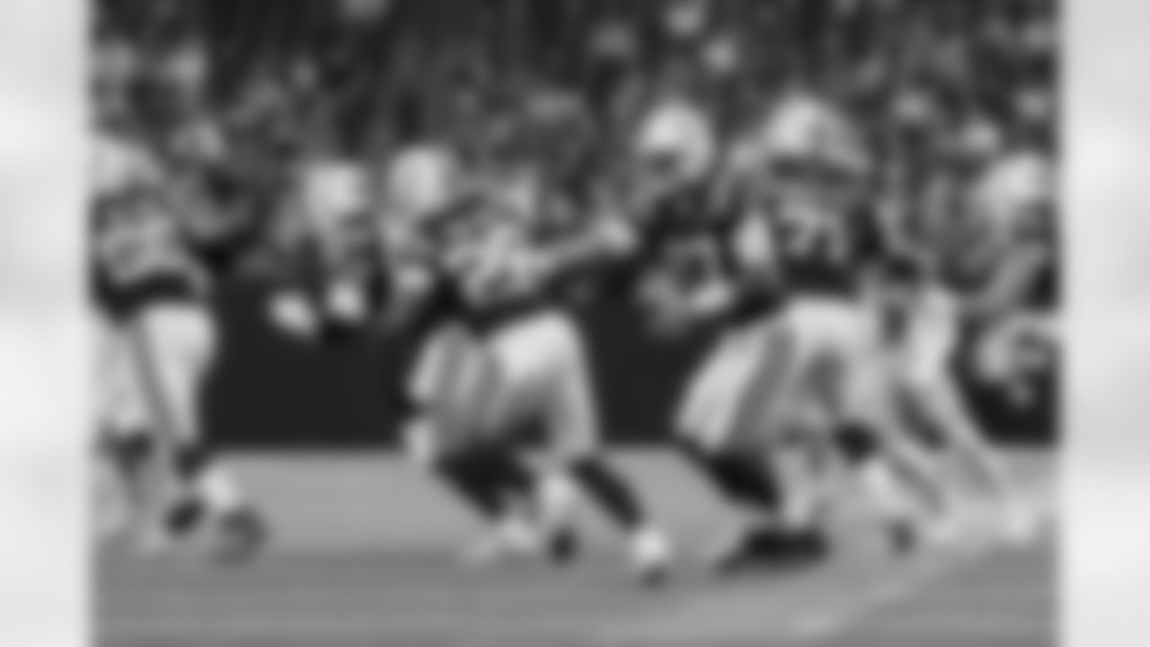 G Quenton Nelson #56, RB Jonathan Taylor #28, QB Daniel Jones #17, T Matt Goncalves #71 and T Braden Smith #72