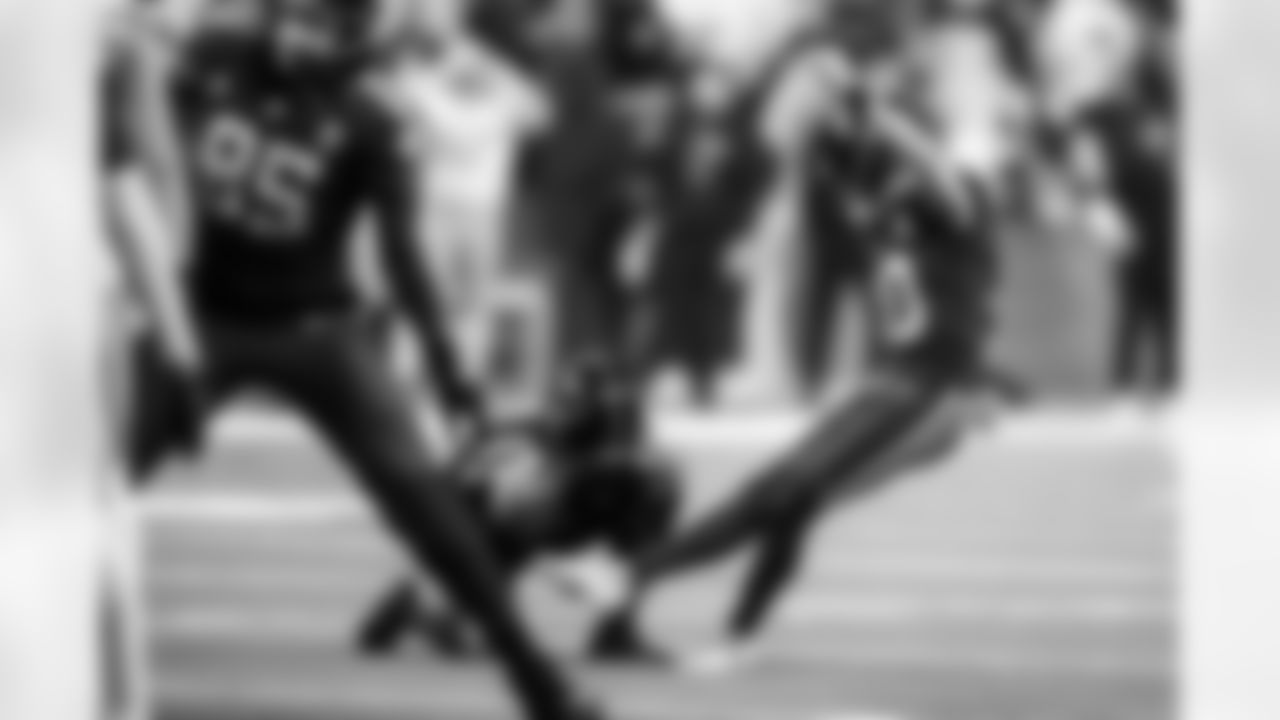 TE Drew Ogletree #85, P Rigoberto Sanchez #8 and K Blake Grupe #10