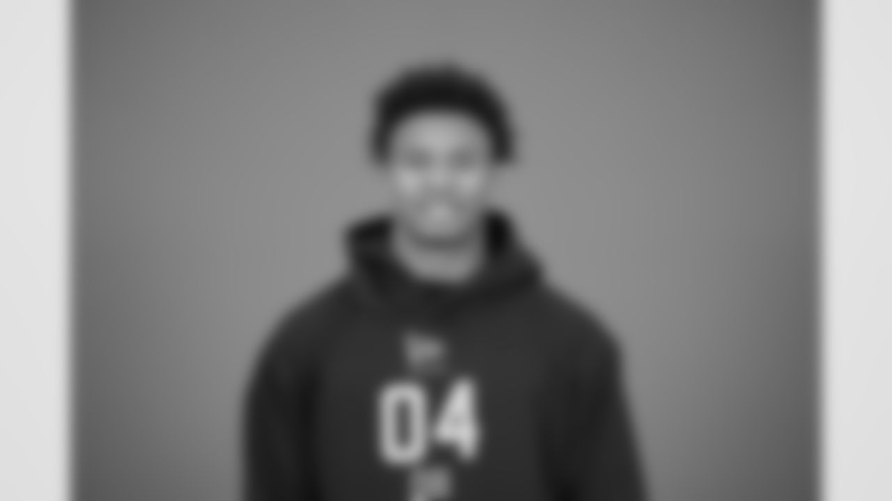 South Carolina defensive back Brandon Cisse (04) poses for a portrait at the NFL football scouting combine in Indianapolis, Wednesday, Feb. 25, 2026 (AJ Mast/AP Content Services for the NFL)