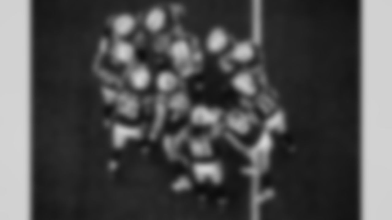 OL Tanor Bortolini #60, OL Quenton Nelson #56, OL Bernhard Raimann #79, QB Daniel Jones #17, TE Mo Alie-Cox #81, TE Tyler Warren #84, WR Michael Pittman Jr. #11 and WR Alec Pierce #14