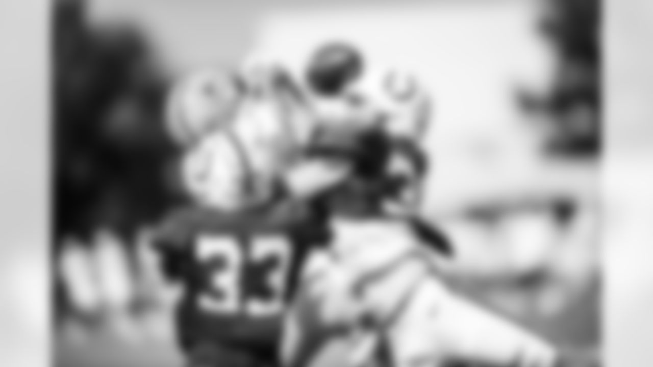 CB Samuel Womack III #33 and S Hunter Wohler #30