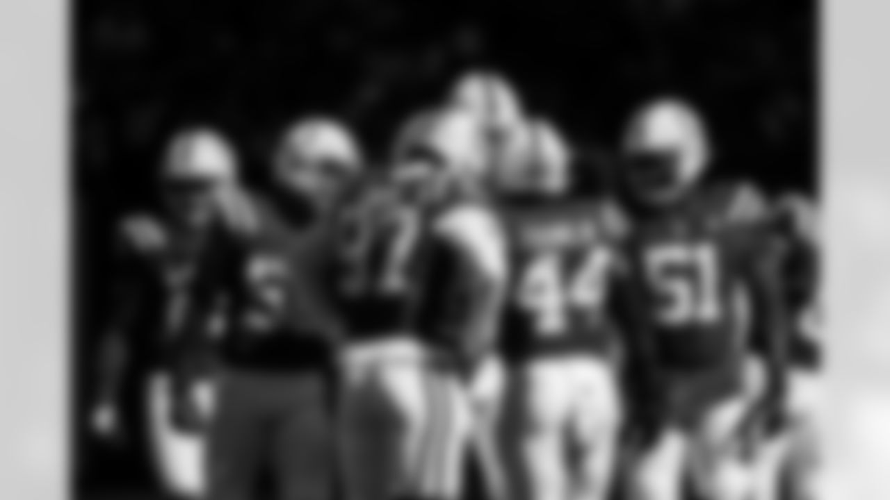 S Rodney Thomas II #25, DL Laiatu Latu #97, LB Zaire Franklin #44 and DL Kwity Paye #51