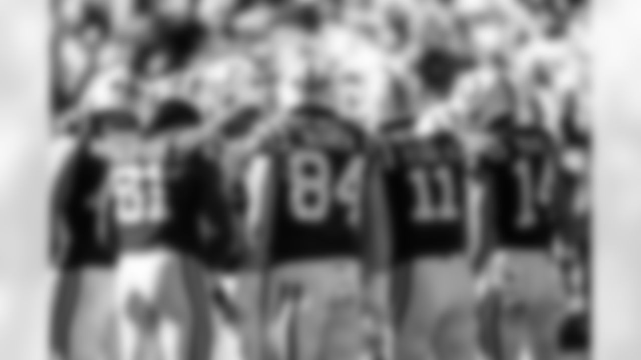 TE Mo Alie-Cox #81, TE Tyler Warren #84, WR Michael Pittman Jr. #11 and WR Alec Pierce #14